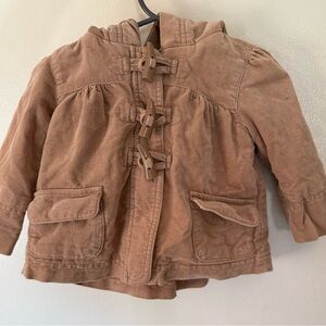 GAP Brown Puffer Jacket with Classic Toggle Closures
